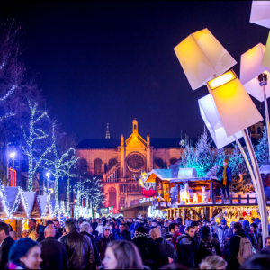 En els Mercats de Nadal es respira autèntic esperit de festa. i il·lusió. Font: Belgica-turismo.